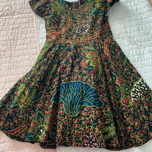 Vibrant Floral Kids Dress